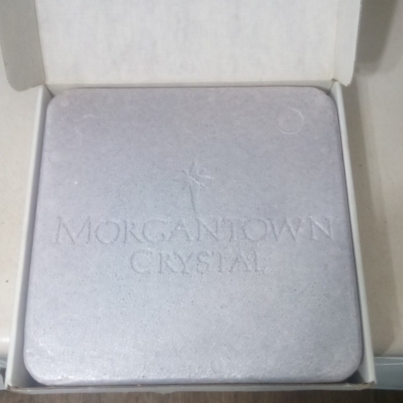 Limited Edition Plate The Holy Family MORGANTOWN CRYSTAL Fire Polished 1988 - Picture 8 of 9